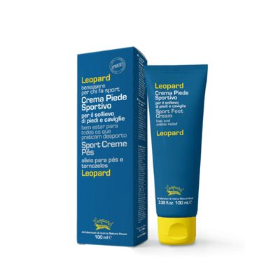 NATURA HOUSE LEOPARD Sport pėdų kremas po aktyvios veiklos