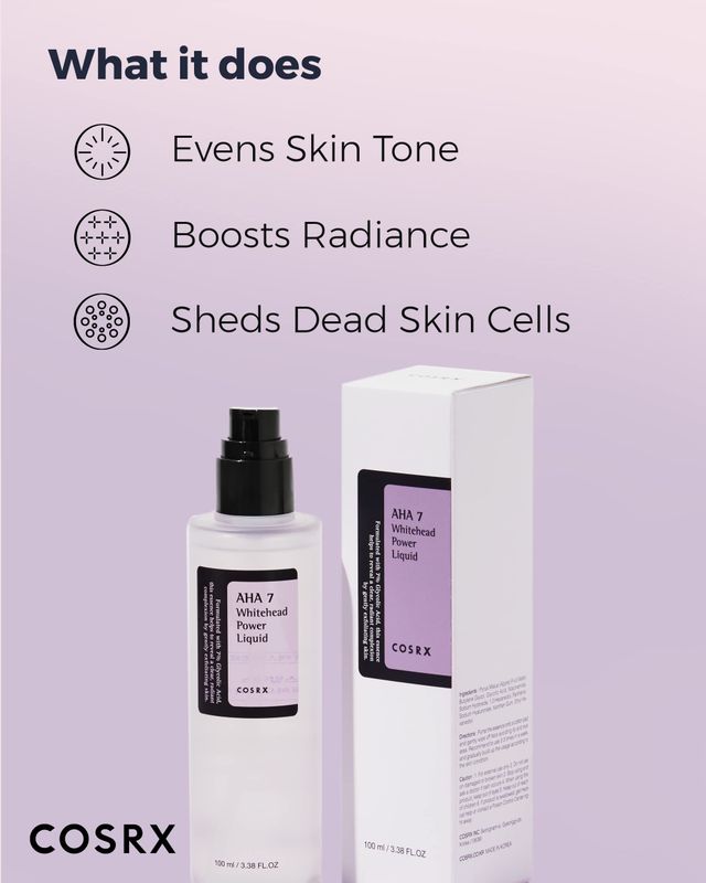 Cosrx - AHA 7 Whitehead Power Liquid - Exfoliating Liquid with Natural AHA Acid