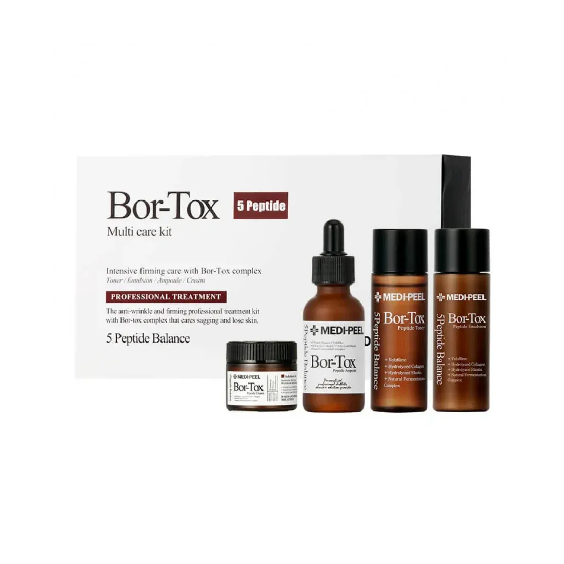 Jauninamasis veido priežiūros rinkinys MEDI-PEEL Peptide Tox Bor Multi Care kit