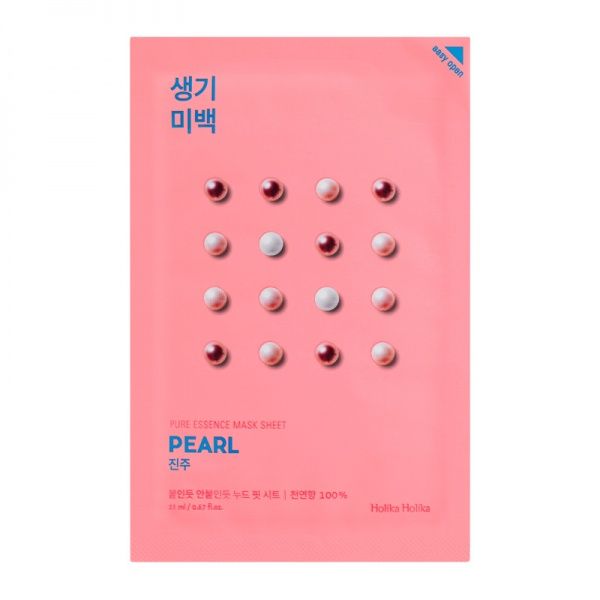 Lakštinė veido kaukė su perlų ekstraktu Holika Holika Pure Essence Mask Sheet