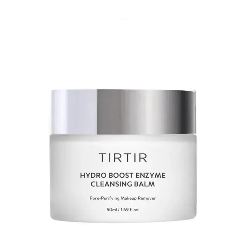 TIRTIR - Hydro Boost Enzyme Cleansing Balm - Enzyminis balzamas - Prabangios kreminės tekstūros balzamas, kontaktuodamas su vandeniu, virsta švelnia pienelio emulsija. Šis valiklis efektyviai pašalina makiažą ir kitus odos nešvarumus, palikdamas odą švarią ir sudrėkintą.