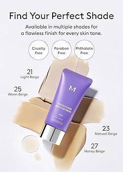 Missha M BB perfect cover serum lengvas makiažo pagrindas - Lengvas BB kremas, suteikiantis odai švytėjimo, sulygina odos toną, apsaugo nuo UV spindulių ir kartu puoselėja odą vertingomis medžiagomis.
