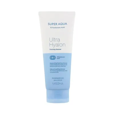 Prausimosi putos MISSHA Super Aqua Ultra Hyalron Cleansing Foam Prausimosi putos MISSHA Super Aqua Ultra Hyalron Cleansing Foam