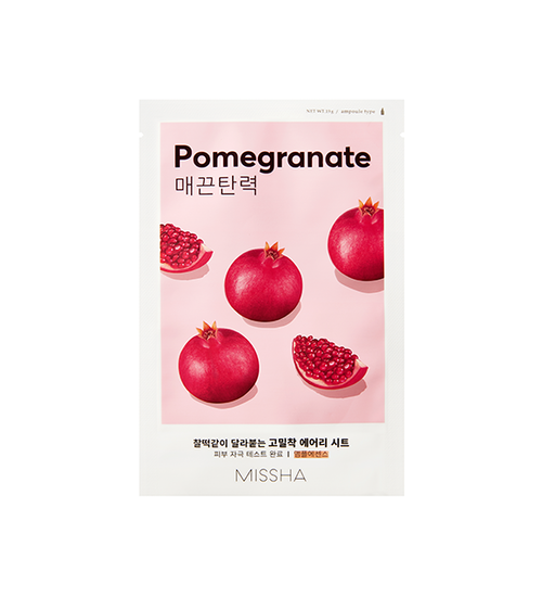 Lakštinė veido kaukė su granato ekstraktu MISSHA Airy Fit Sheet Mask