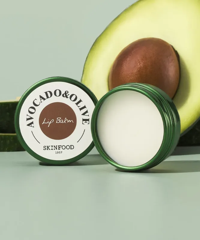 SKINFOOD Avocado &amp; Olive Lip Balm lūpų balzamas