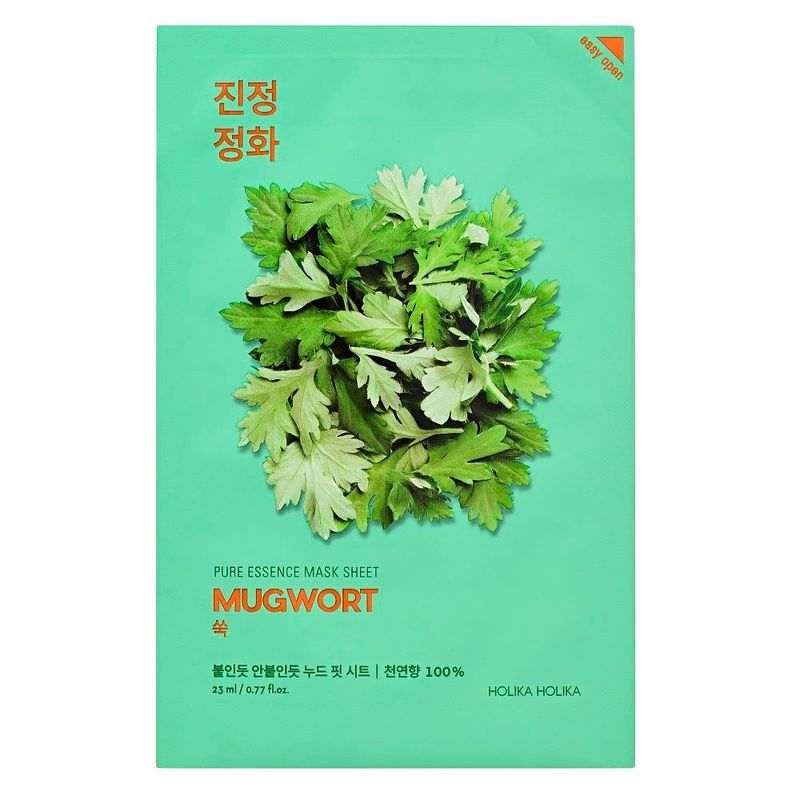 Lakštinė veido kaukė Holika Holika Pure Essence Mask Sheet - Mugwort