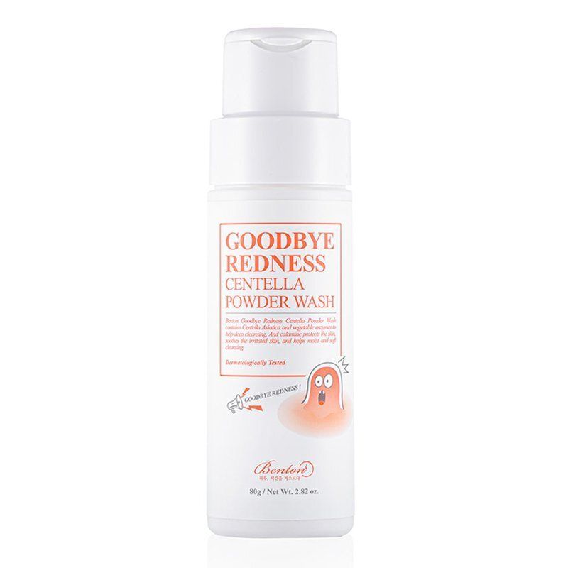 BENTON Goodbye Redness Centella Cica Powder Wash enzyminis prausiklis su centele