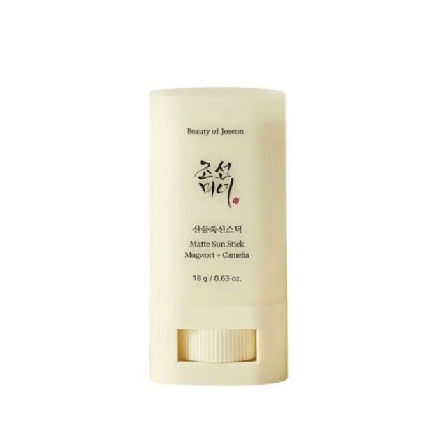 BEAUTY OF JOSEON Matte Sun Stick Mugwort&amp;Camelia SPF50+ apsauginis pieštukas