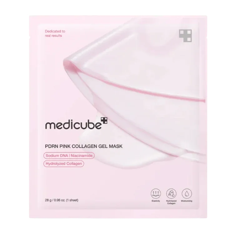 MEDICUBE PDRN Pink Collagen Gel Mask stangrinamoji kaukė - Intensyviai drėkinanti ir regeneruojanti veido kaukė yra puikus pasirinkimas tiems, kurie nori atgaivinti savo odą.