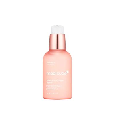 MEDICUBE Triple Collagen Serum - Veido serumas su trigubu kolageno kompleksu, kuris intensyviai drėkina, stiprina ir atkuria odą.
