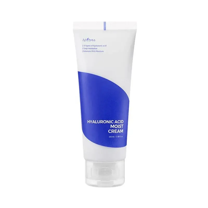 ISNTREE Hyaluronic Acid Moist Cream drėkinamasis veido kremas su hialurono rūgštimi