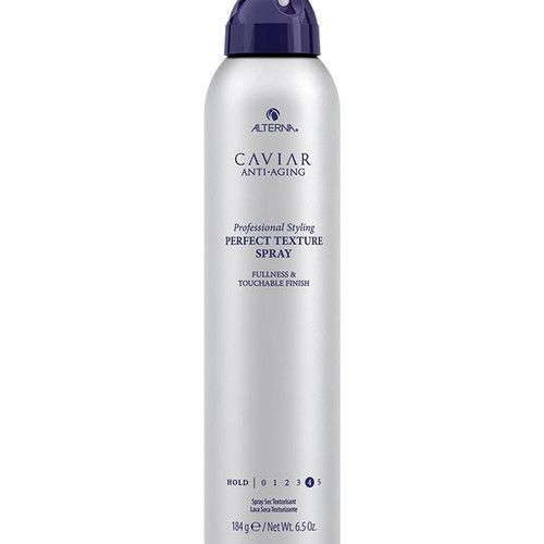 ALTERNA Caviar Professional Styling Perfect Texture Spray Tekstūruojantis purškiklis-sausas šampūnas suteikiantis plaukams ypatingos apimties 184g
