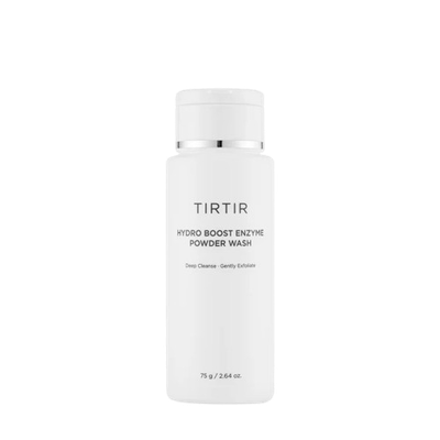 TIRTIR - Hydro Boost Enzyme Powder Wash - Enzyminis prausiklis. Valomoji veido pudra, po kurios oda tampa lygi, sudrėkinta ir gaivi. Jos pagrindą sudaro vaisių fermentai, kurie švelniai, bet veiksmingai pašalina negyvą odą ir panaikina šiurkštumo pojūtį.