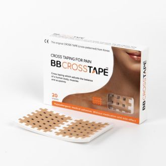 BB TAPE Cross Tape C-Type Beige KINEZIOLOGINIS TEIPAS