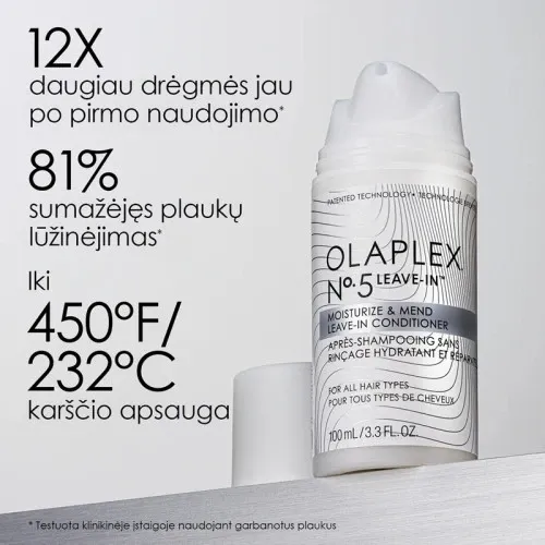 Olaplex No.5 Leave-In Moisturize &amp; Mend Leave-In Conditioner Nenuplaunamas kondicionierius plaukams