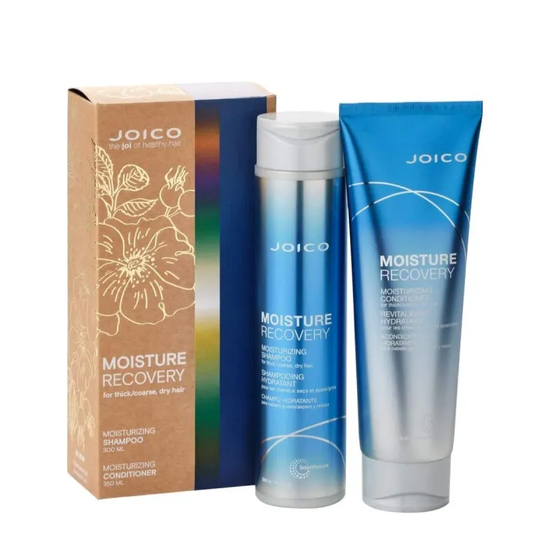 JOICO MOISTURE RECOVERY DAZZLING DUO rinkinys sausiems plaukams