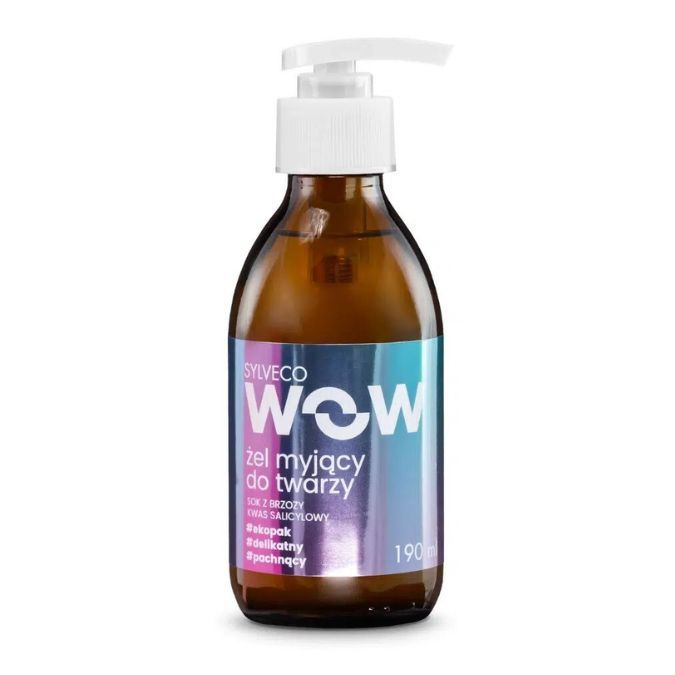 Veido prausiklis nuo spuogų paaugliams SYLVECO WOW 190 ml