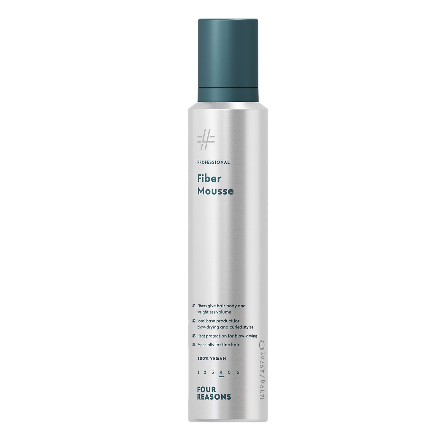 FOUR REASONS Professional Fiber Mousse apimties suteikiančios plaukų putos 200 ml