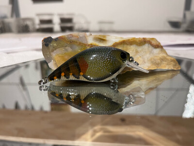 Mako Squarebill - Olive Rusty Craw