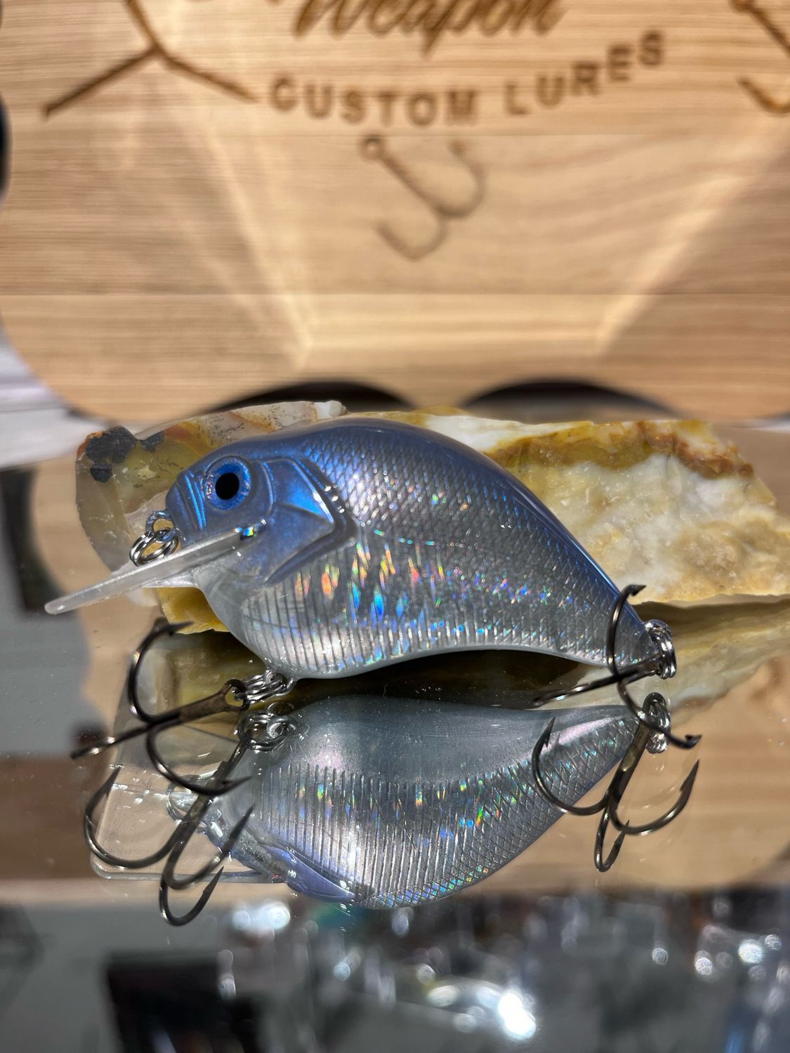 Super squarebill - Pro Blue Red Pearl