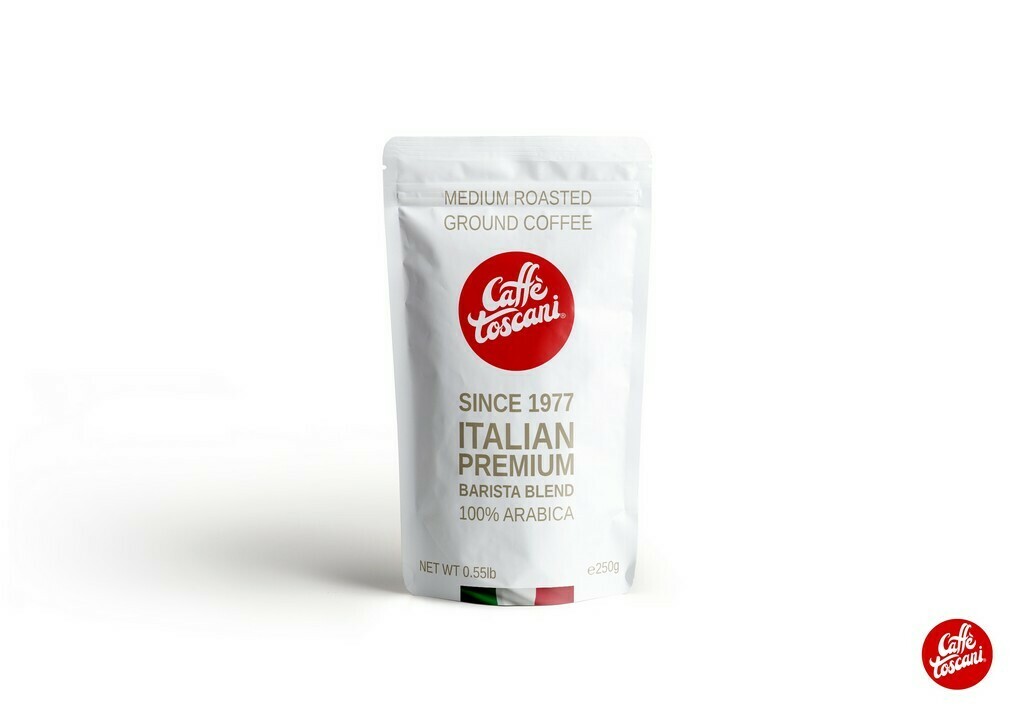 Caffè Toscani®, Arabica Ground Coffee 250g (0.55lb)