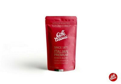 Caffè Toscani®, Decaf, Arabica Ground Coffee 250g (0.55lb)