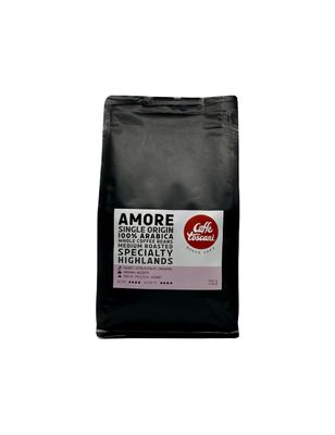 Caffè Toscani® AMORE, Arabica Roasted Coffee Beans 500g (1.1lb)