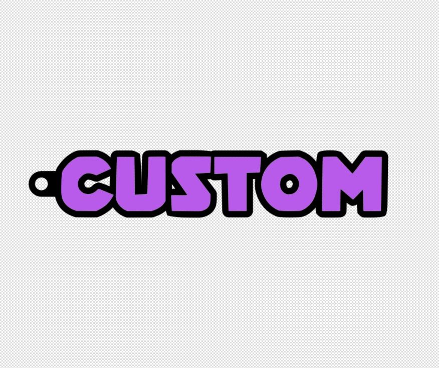 PERSONALIZOWANY BRELOK WIELOKOLOROWY