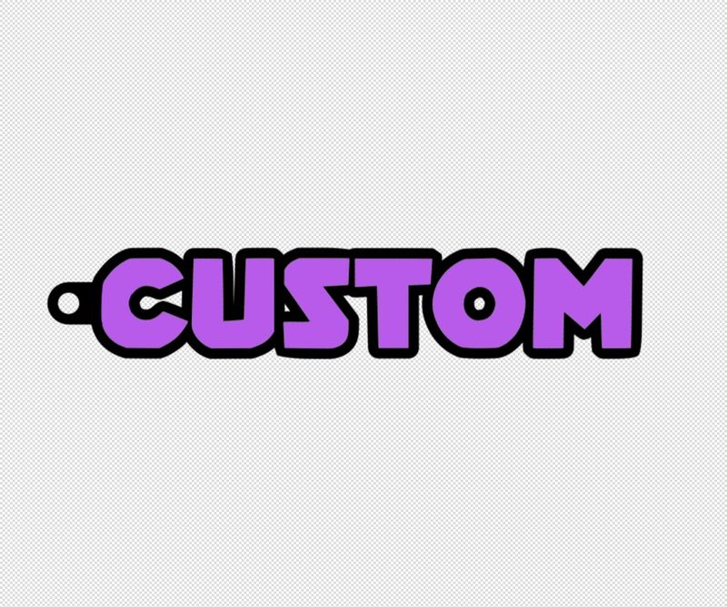 PERSONALIZOWANY BRELOK WIELOKOLOROWY