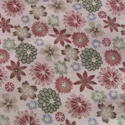 FQ - Blommor i mörkrosa