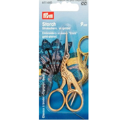 Prym broderisax förgylld 9 cm