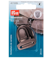 Prym Väsklås i antikt silver - 26 mm