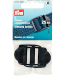 Prym justerspänne, plast, svart - 25 mm - 2 st