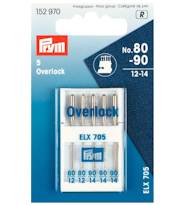 Prym symaskinsnålar Overlock - 5 st - 80-90 - ELX705
