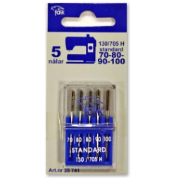 ​Falk Sewing Machine Needles Standard 70–100 – 5-Pack