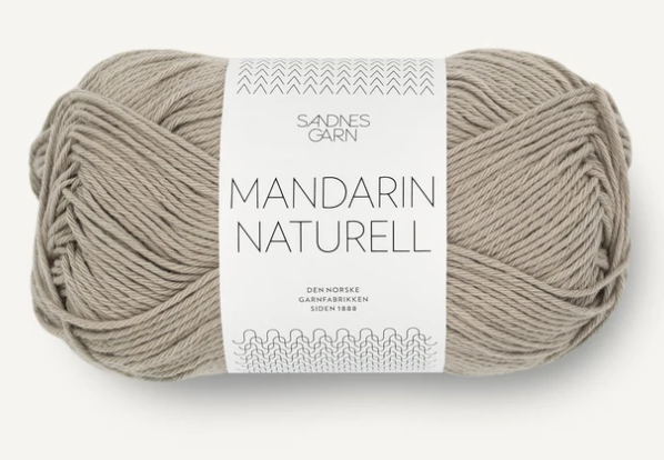 Sandnes Mandarin Naturell, 50 gr - 2431