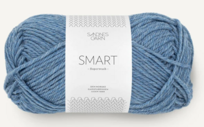 Sandnes Smart, 50 gr - 6324 - Blåmelerad