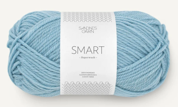 Sandnes Smart, 50 gr - 6531 - Isblå