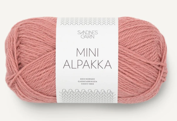 Sandnes Mini Alpakka, 50 gr - 4023 - Gammelrosa