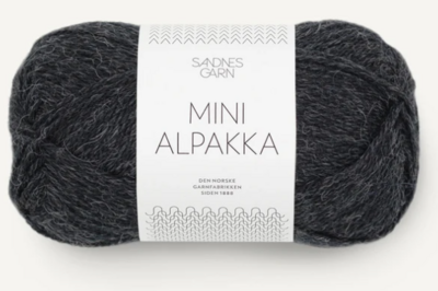 Sandnes Mini Alpakka, 50 gr - 1088 - Koksgrå