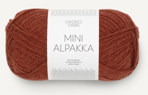 Sandnes Mini Alpakka, 50 gr - 3355 - Rost