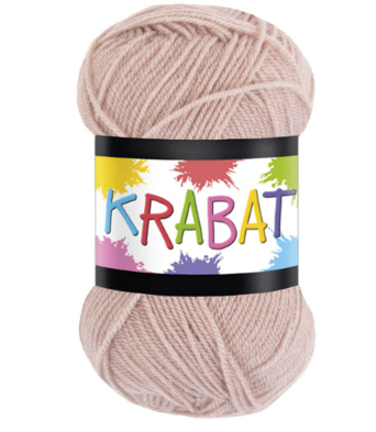 Falkgarn Krabat, 50 gr - 410 Puderrosa