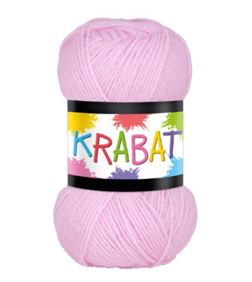 Falkgarn Krabat, 50 gr - 279 Rosa