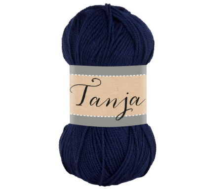 Falkgarn Tanja, 100 gr - 016 Marinblå