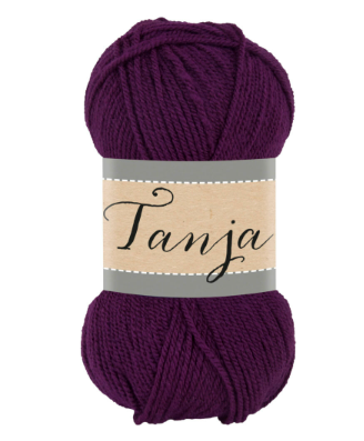 Falkgarn Tanja, 100 gr - 065 Plommonlila