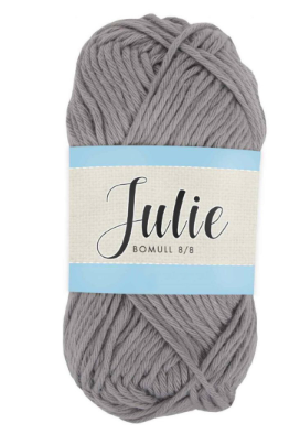 Falkgarn Julie 8/8, 50 gr - 12 Blyertsgrå