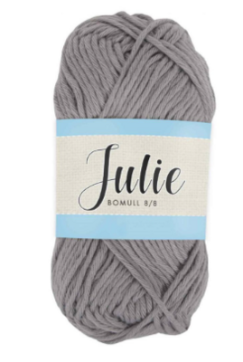Falkgarn Julie 8/8, 50 gr - 12 Blyertsgrå