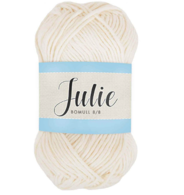 Falkgarn Julie 8/8, 50 gr - 10 Ecru