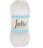 Falkgarn Julie 8/8, 50 gr - Vit