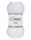 Falkgarn Emma 8/4 merc., 100 gr - Vit